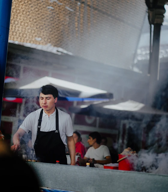 Pop & Serve catering team preparing for an event