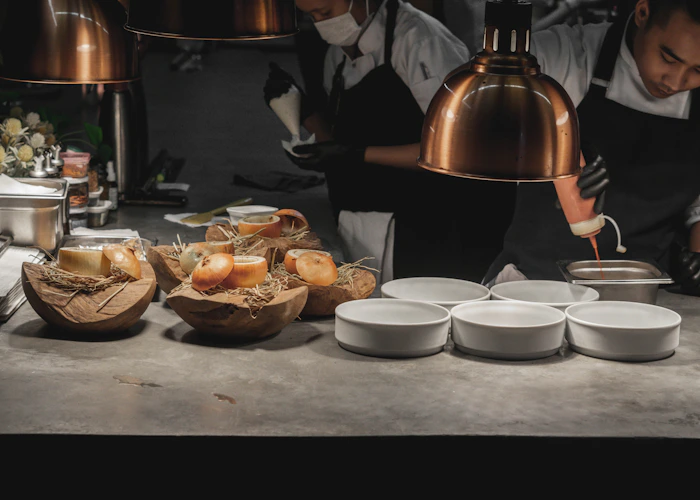 Collaborative menu planning with food samples and styling